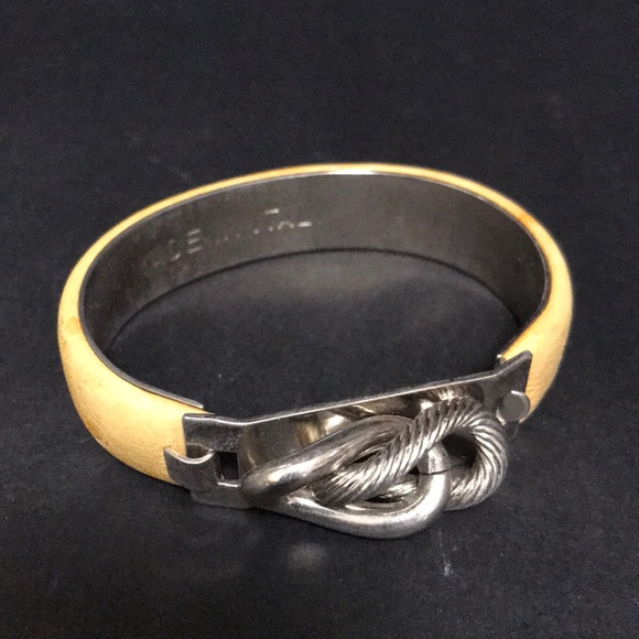 MADE IN ITALY Luxury Designer Leather Cuff Bracelets Bangles Stack MANY COLORS - Picture 3 of 8